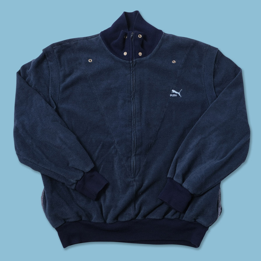 Vintage Puma Terry Track Jacket Medium 