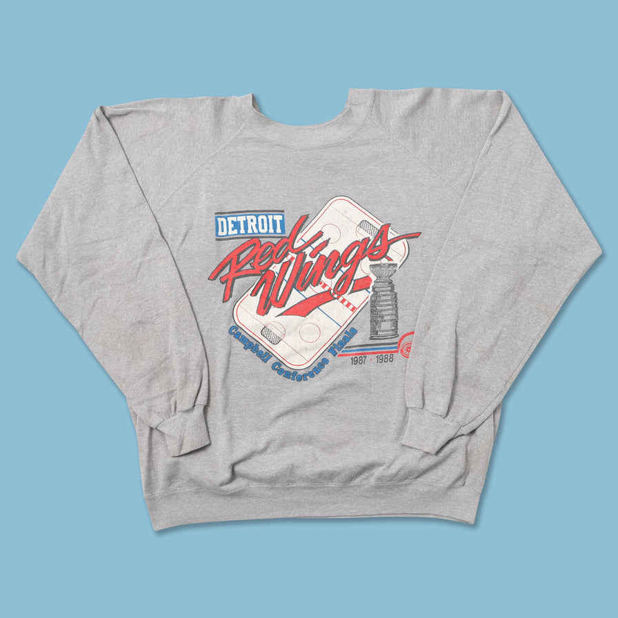 Vintage 1987 Detroit Red Wings Sweater Large 