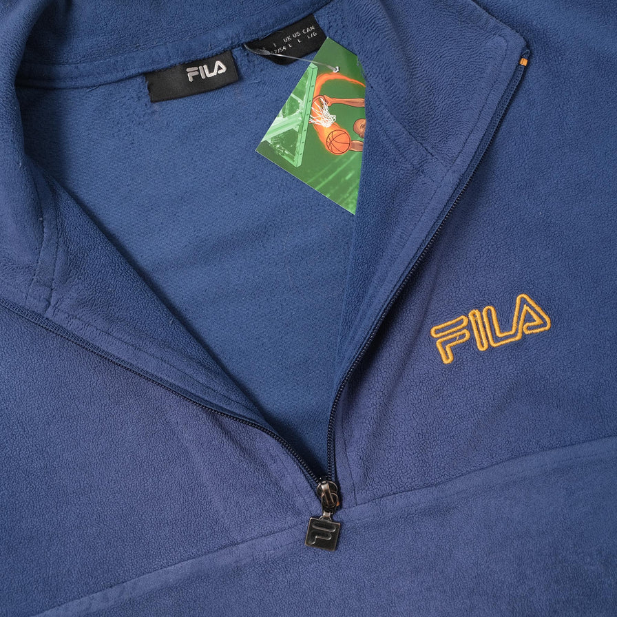 Vintage Fila Q-Zip Fleece Large 