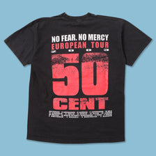 Vintage 2003 50 Cent No Fear Mercy Tour T-Shirt Medium 