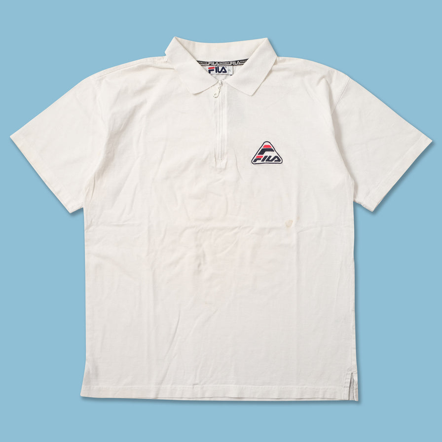 Vintage Fila Zip Polo XLarge 