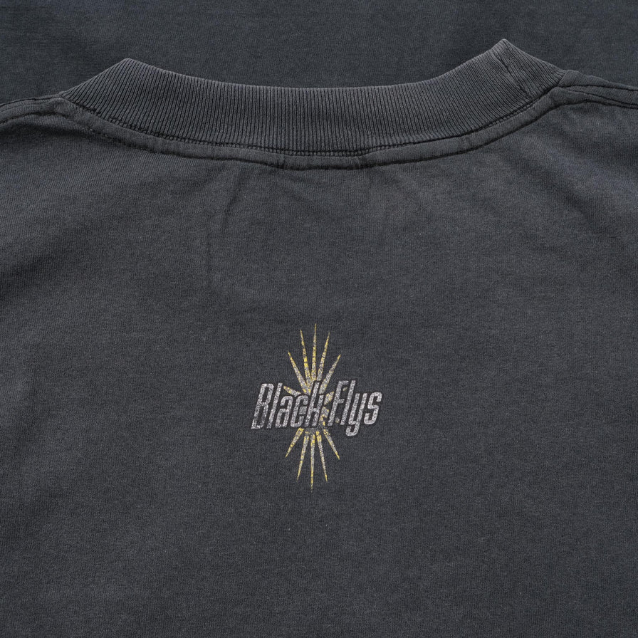 Vintage Black-Flys T-Shirt Large 