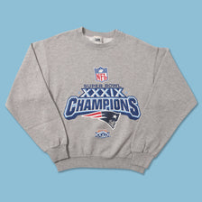 2005 Super Bowl New England Patriots Sweater Small 