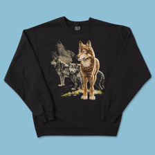 Wolves Sweater Medium 
