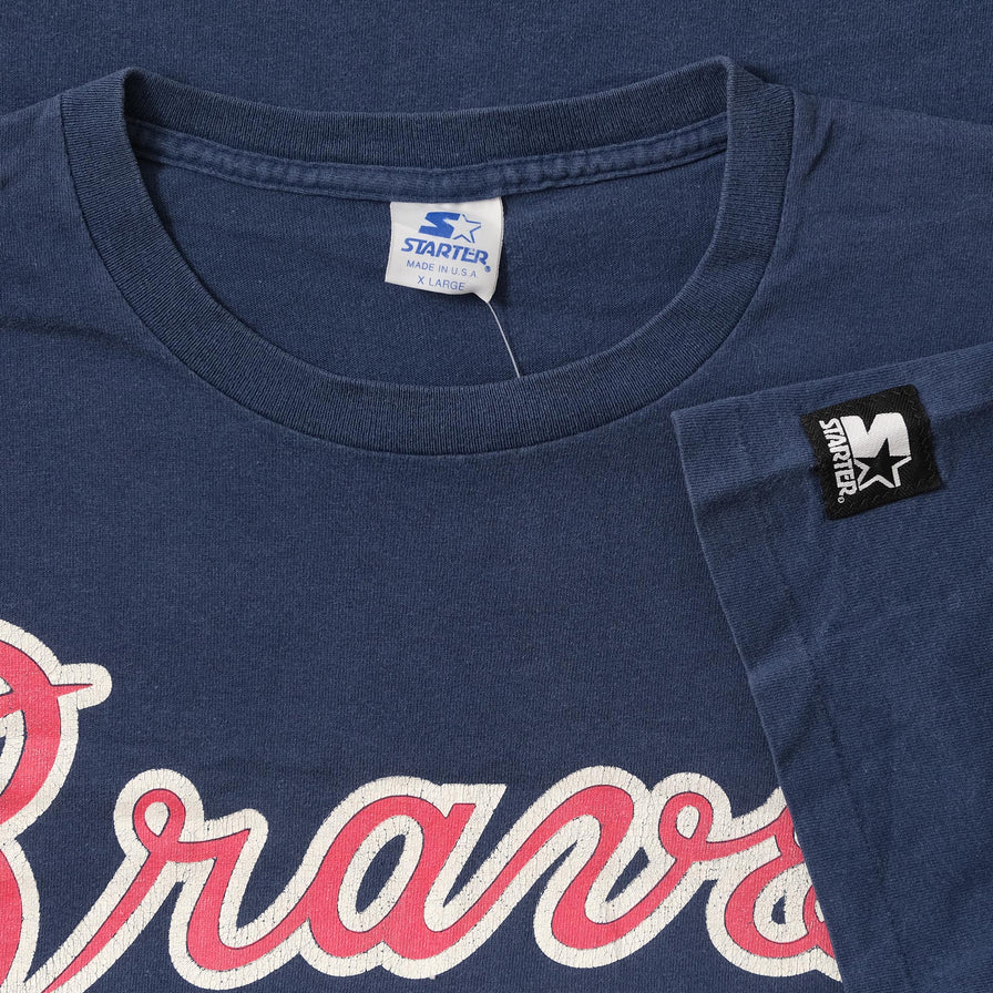1993 Starter Atlanta Braves T-Shirt XLarge 