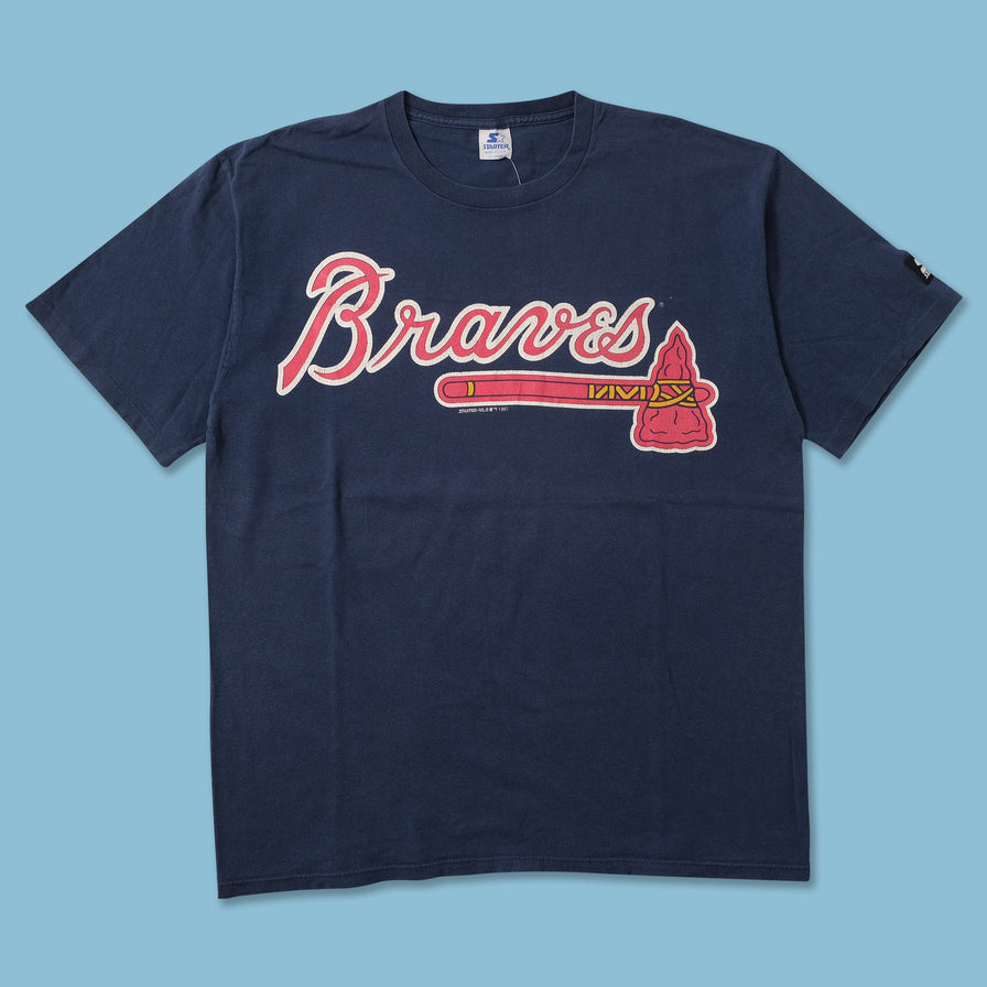 1993 Starter Atlanta Braves T-Shirt XLarge 