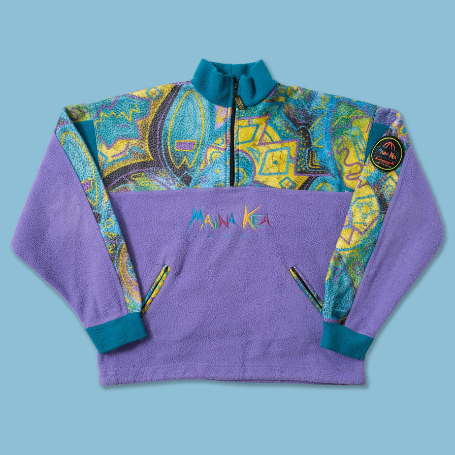 Vintage Hawaii Q-Zip Fleece Large 