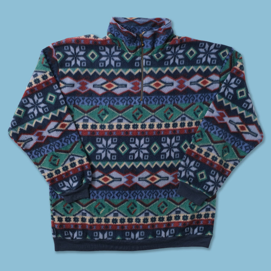 Vintage Q-Zip Fleece Large 