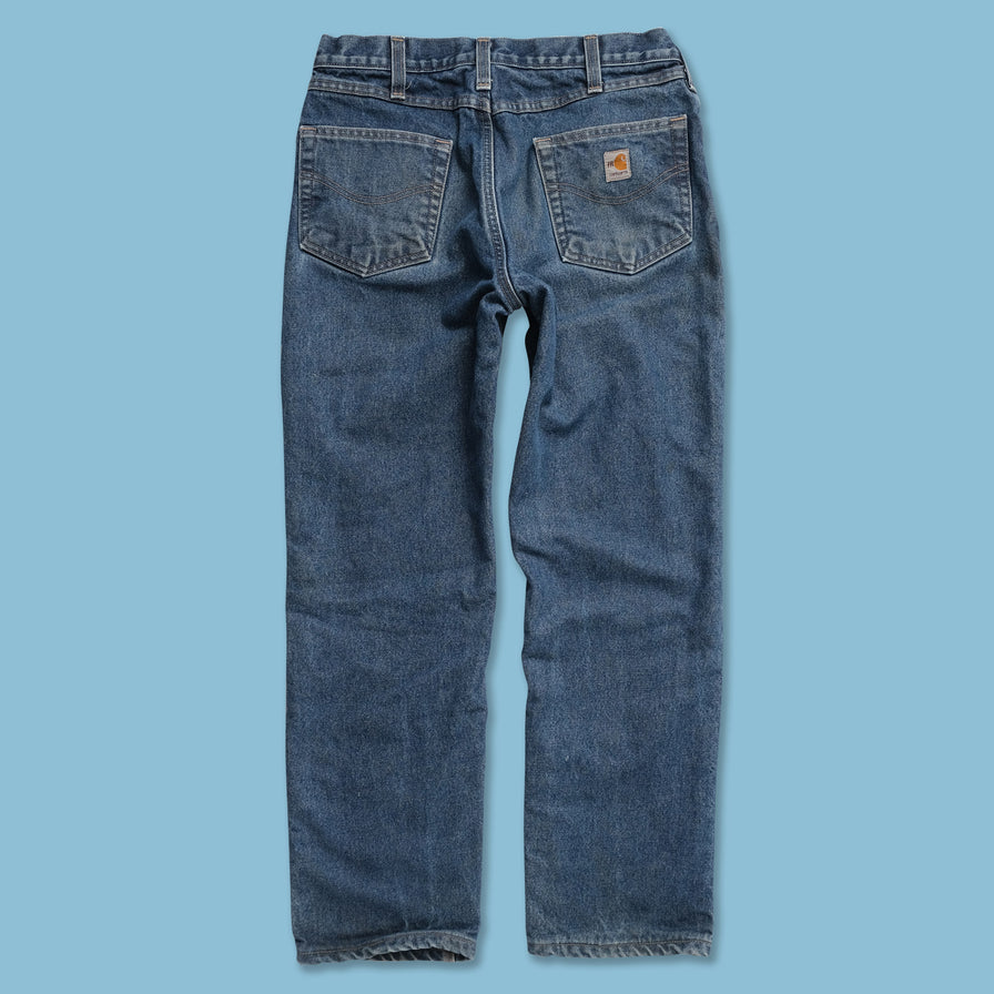 Vintage Carhartt Lined Denim Pants 34x32 