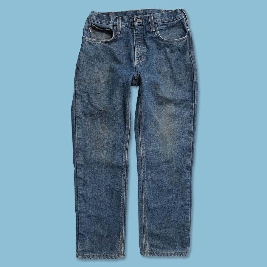 Vintage Carhartt Lined Denim Pants 34x32 