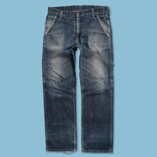 Vintage Carhartt Denim Work Pants 34x32