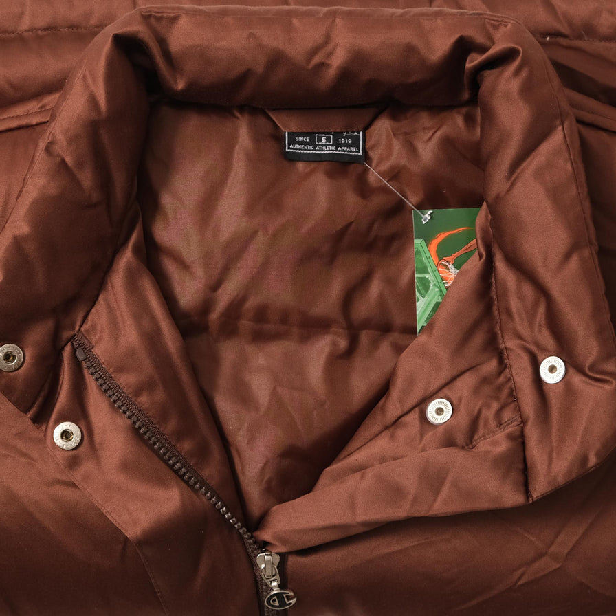 Vintage Women's Champion Puffer Jacket Small 
