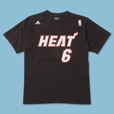 adidas Miami Heat Lebron James T-Shirt Small 