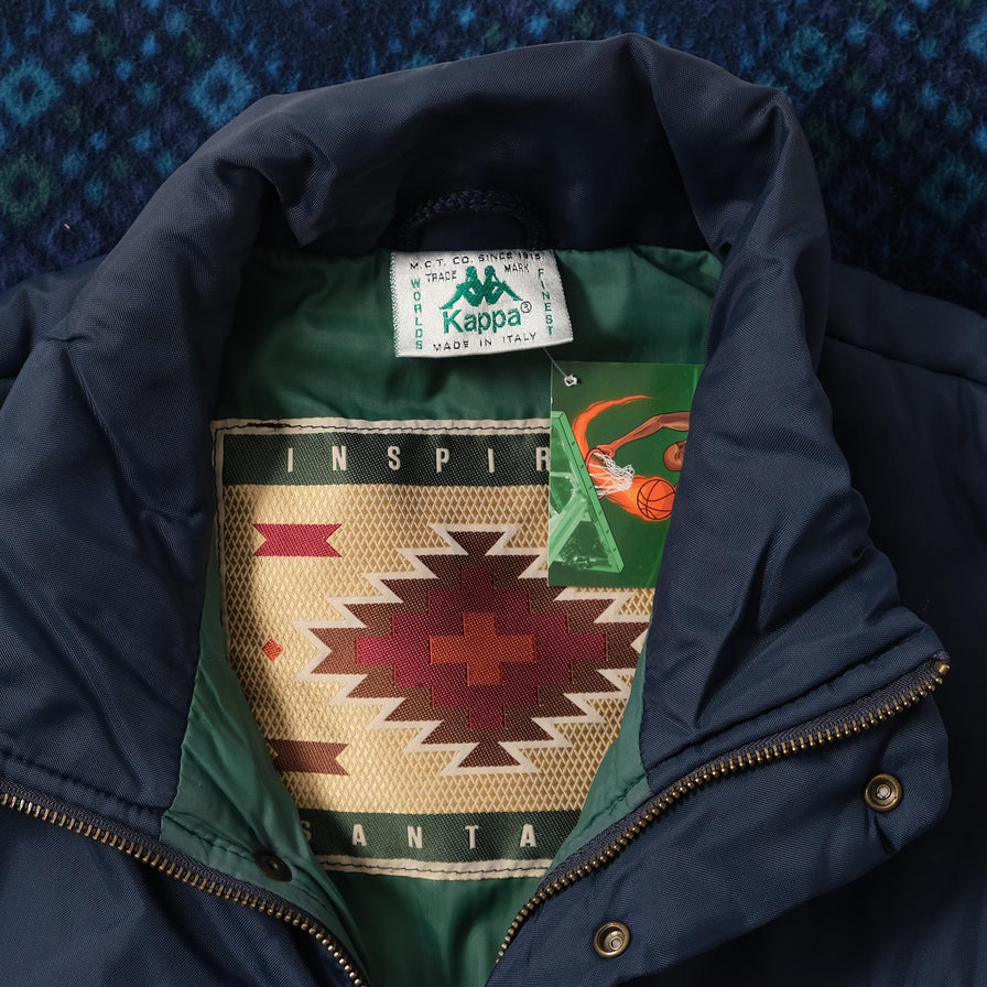 Vintage Kappa Fleece Vest Medium 