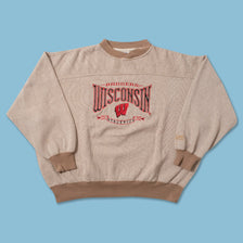 Vintage Wisconsin Badgers Sweater XLarge 