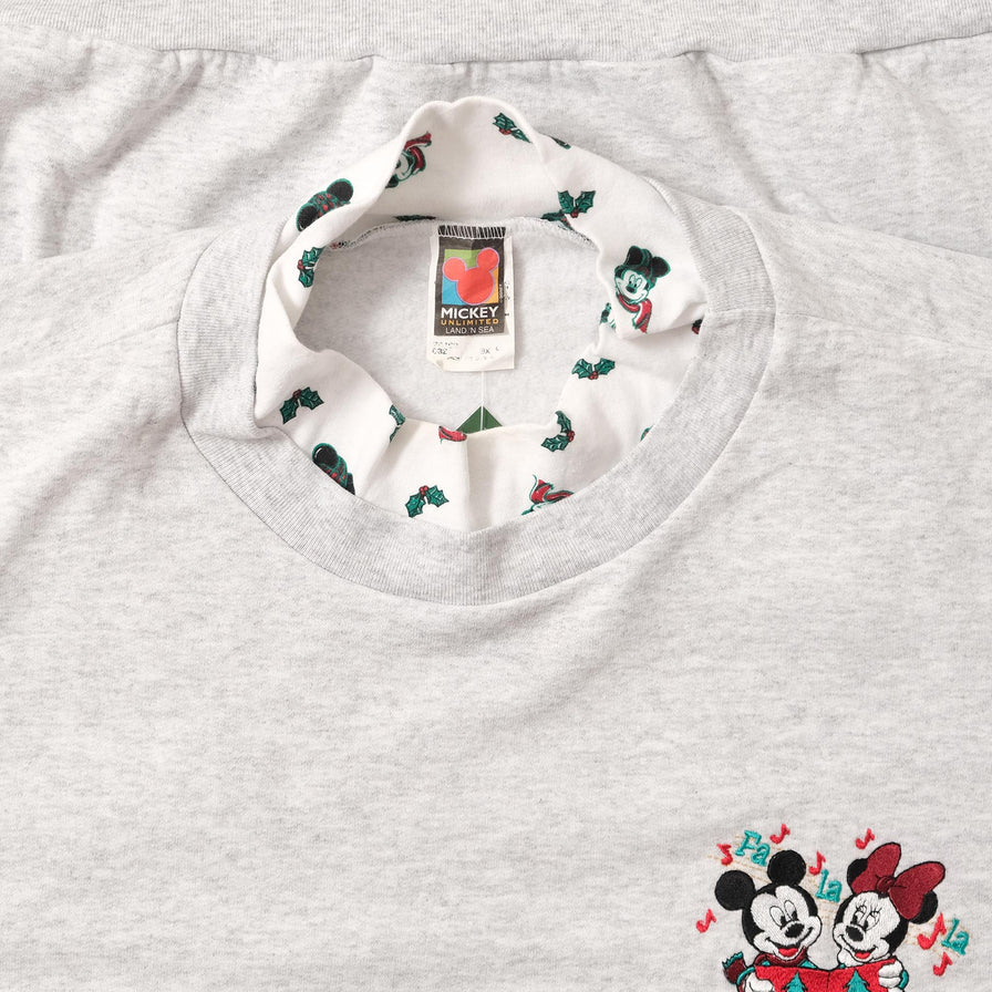 Vintage Mickey & Minnie Women's Sweater Large 