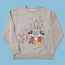 Vintage Mickey & Minnie Women's Sweater Large 