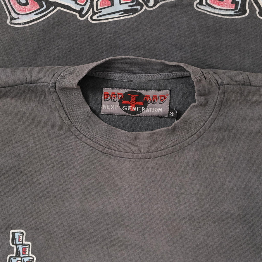 Vintage Bad + Mad Sweater Large 