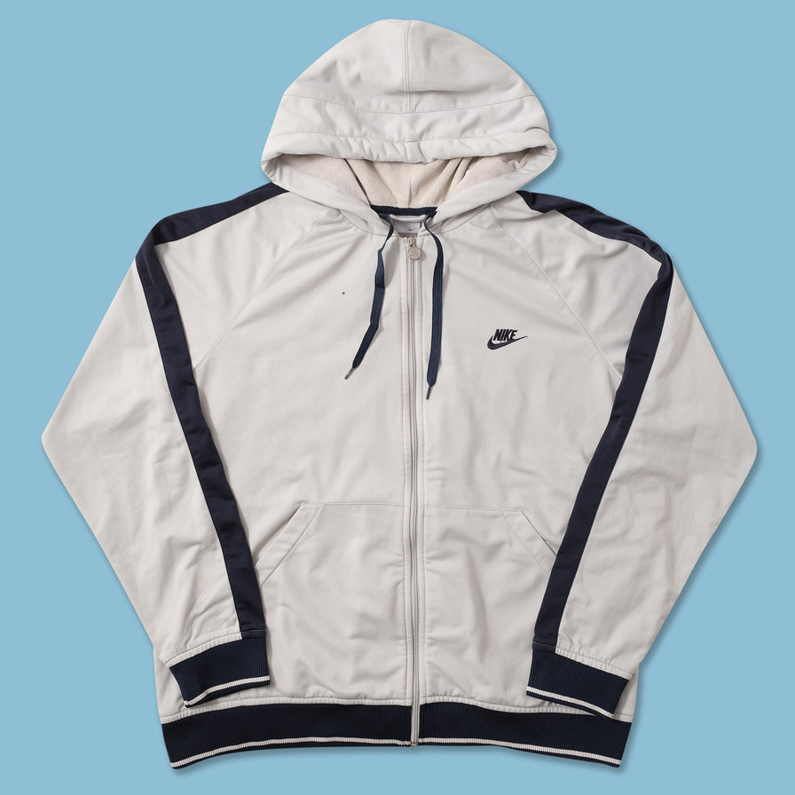 Vintage Nike Hooded Track Jacket Large 