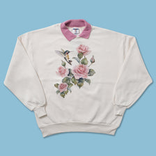 Vintage Flower Sweater Large 