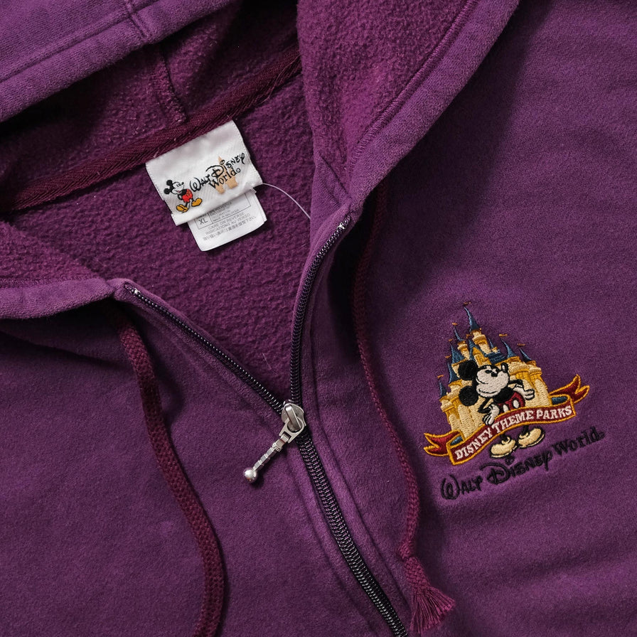 Women's Walt Disney World Zip Hoody Large 