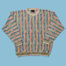 Vintage Baffo Knit Sweater Large 