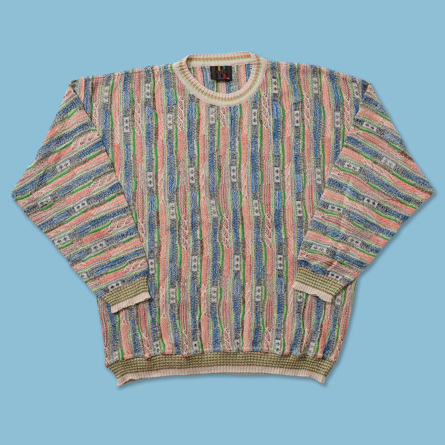 Vintage Baffo Knit Sweater Large 
