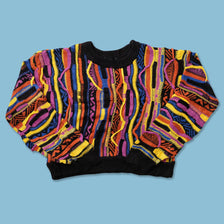 Women's Coogi Style Cropped Sweater Medium 