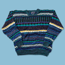 Vintage Coogi Style Knit Sweater Medium 