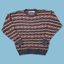 Vintage Crossings Knit Sweater Large 