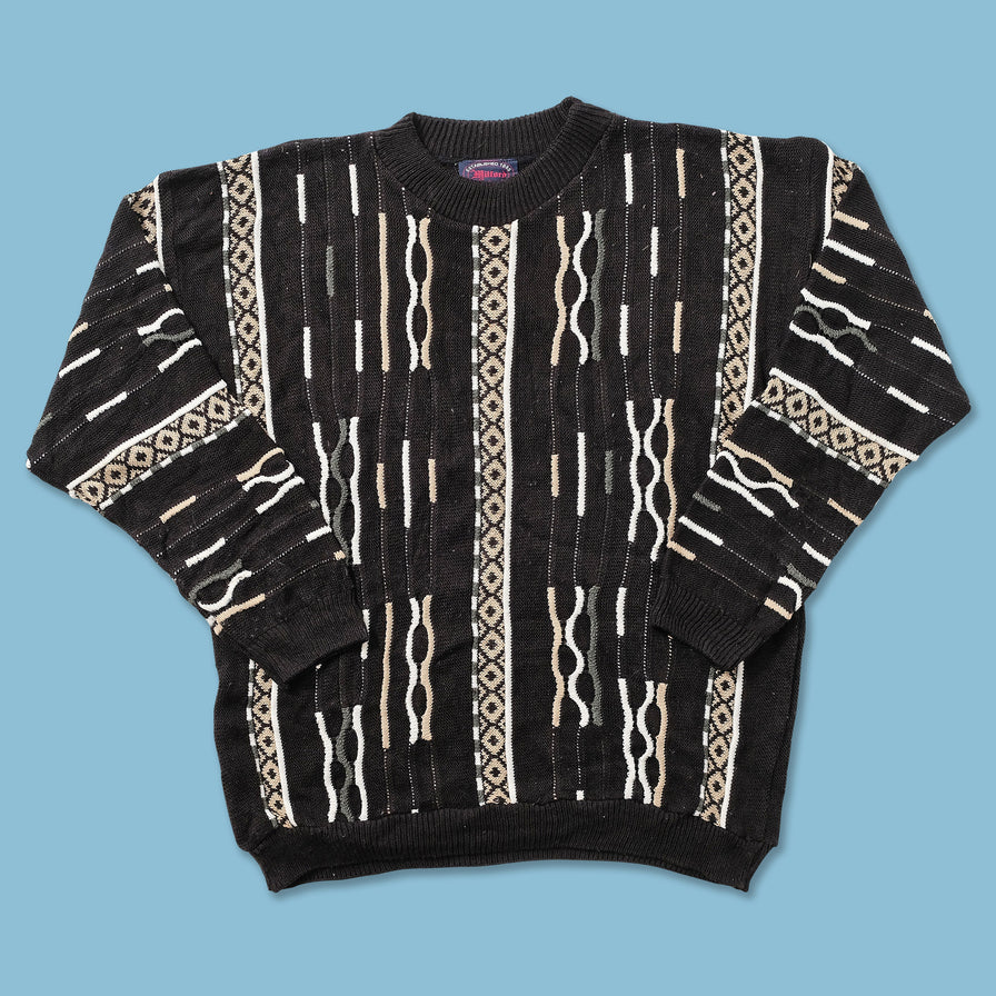 Vintage Coogi Style Knit Sweater Large 