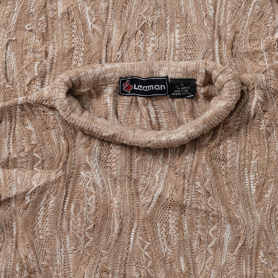 Vintage Coogi Style Knit Sweater Large 