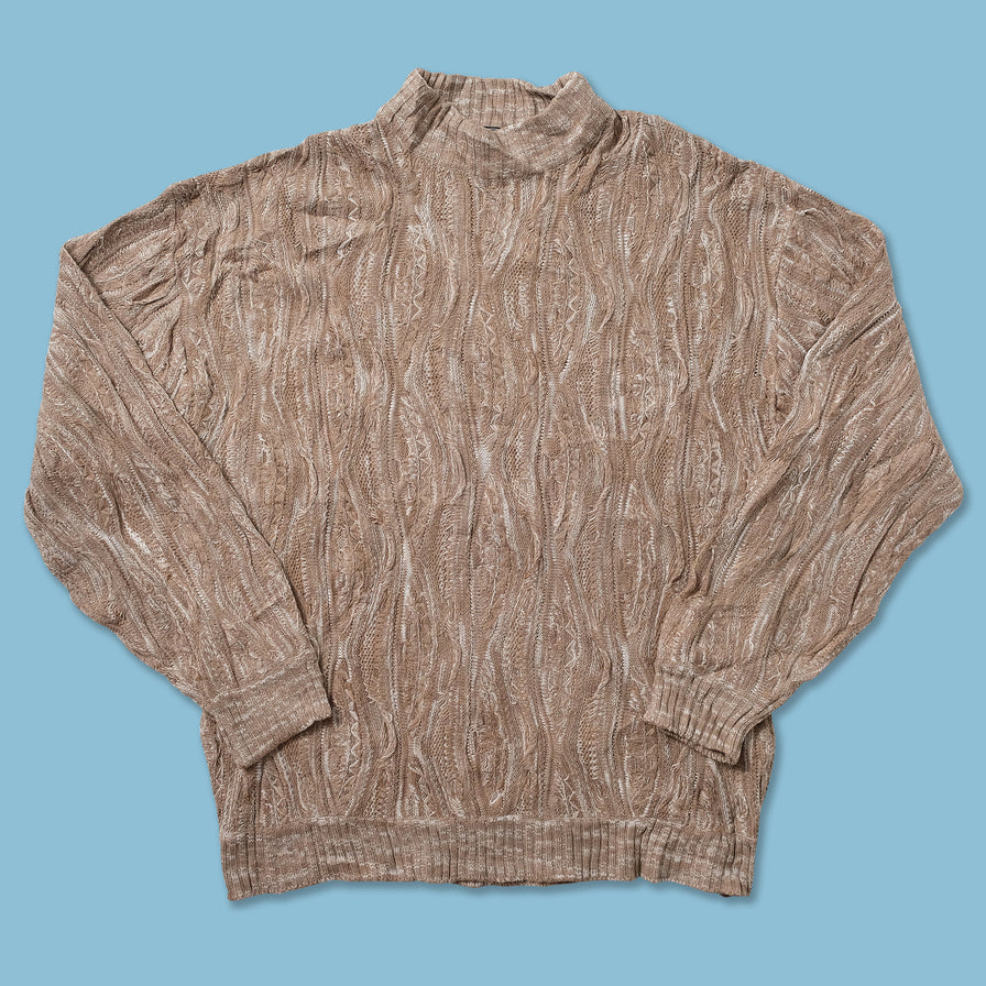 Vintage Coogi Style Knit Sweater Large 