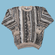 Vintage Coogi Style Knit Sweater Large 