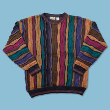 Vintage Coogi Style Knit Sweater Large 