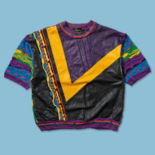 Vintage Saxony Coogi Style Sweater Large 
