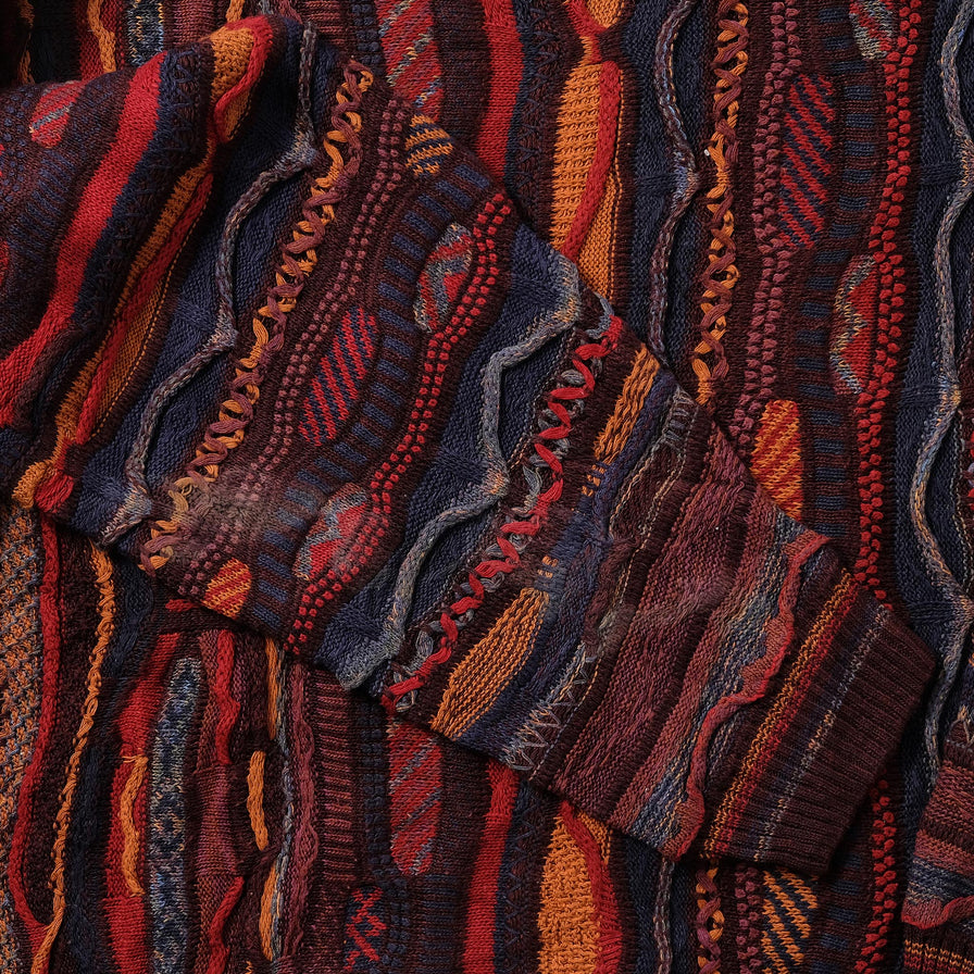 Vintage Coogi Style Knit Sweater XLarge 