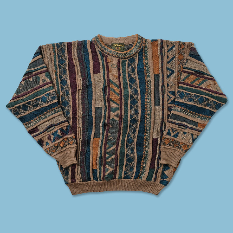 Vintage Tosani Knit Sweater Large 