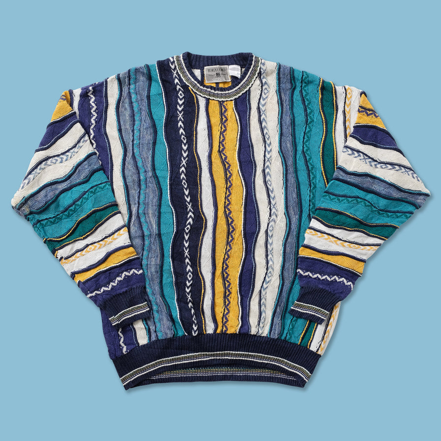 Vintage Coogi Style Knit Sweater Large 