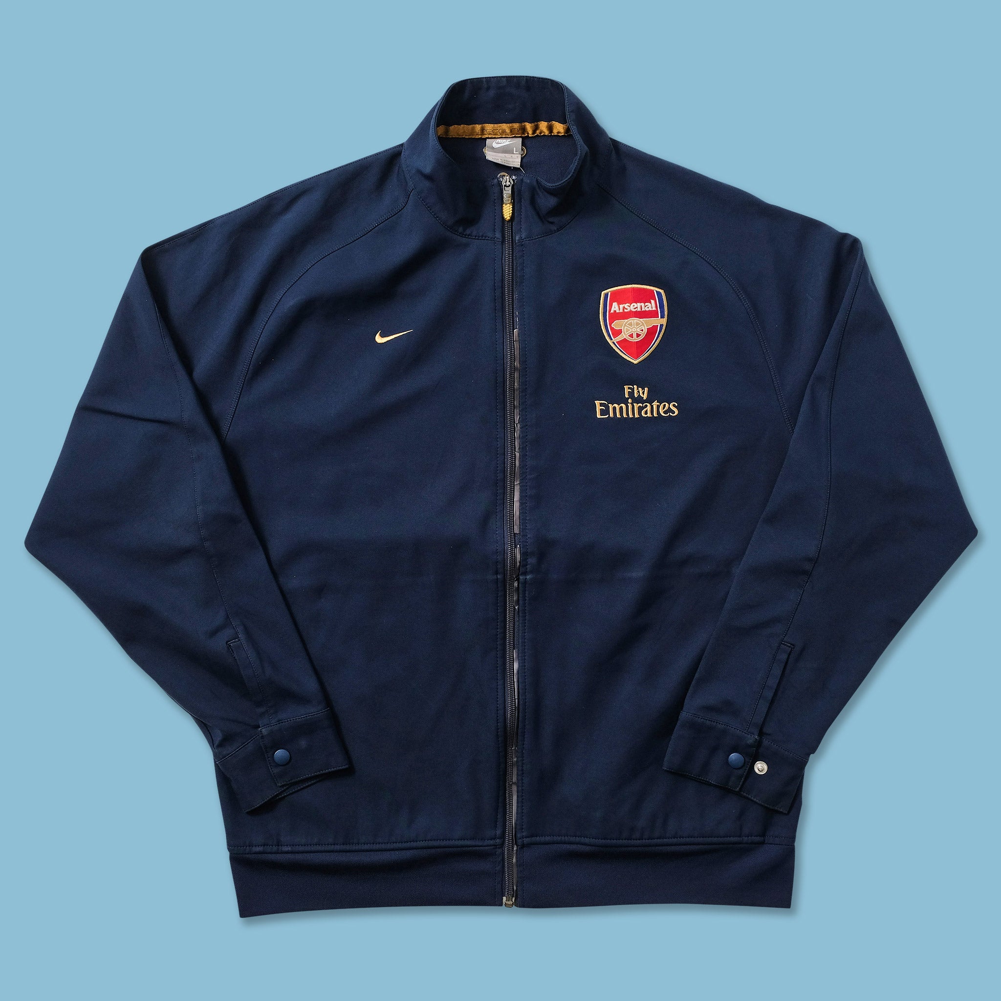 Vintage Nike FC Arsenal Track Jacket Large Double Double Vintage