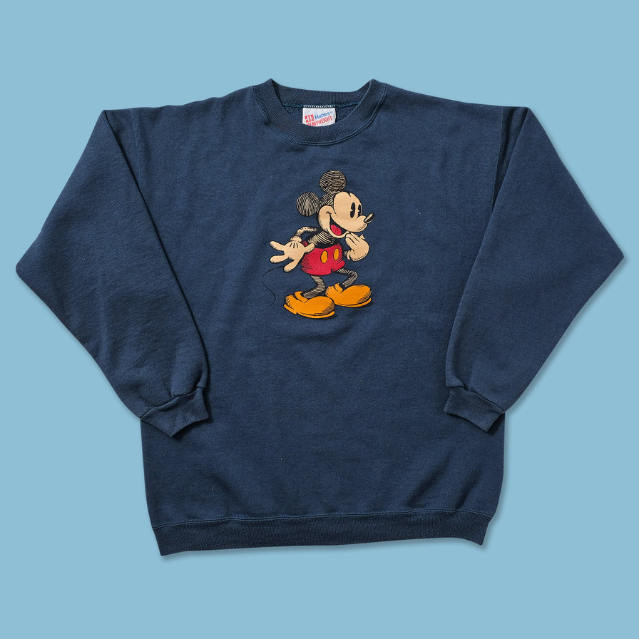 Vintage Mickey Mouse Sweater Large 