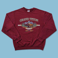 Vintage Grand Teton National Park Sweater Small 