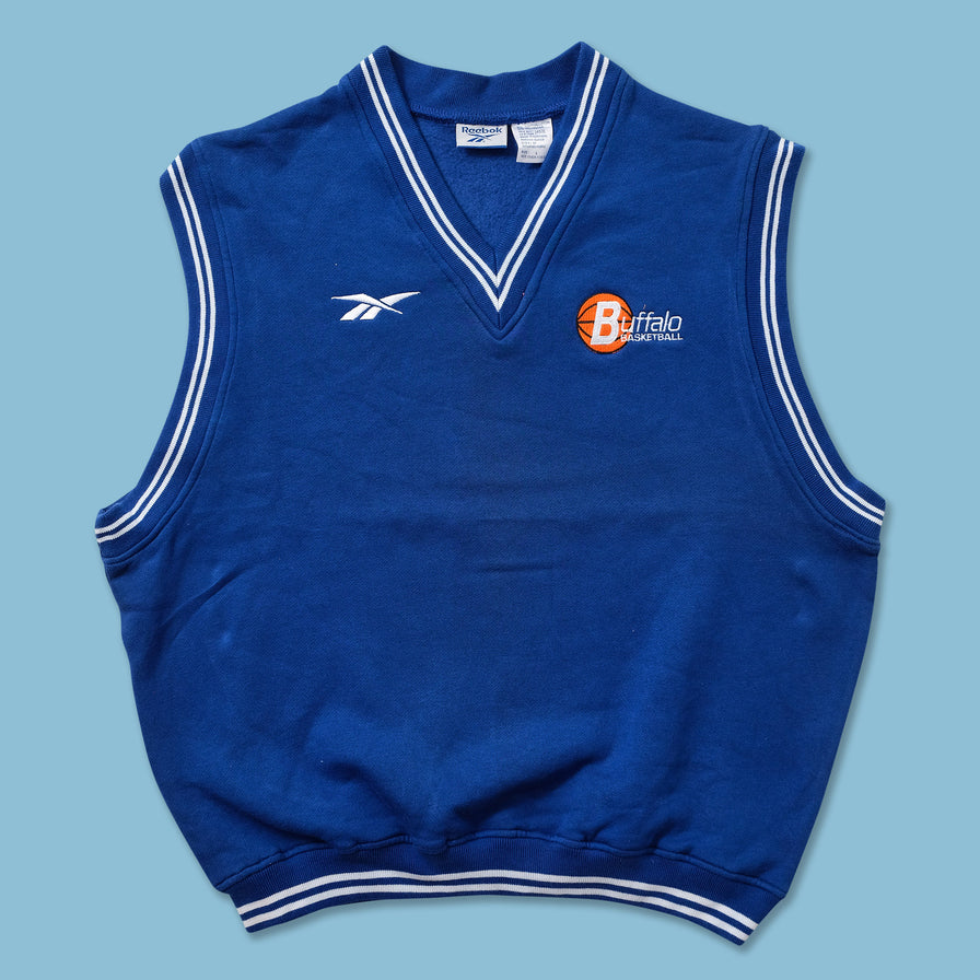 Vintage Reebok Buffalo Basketball Sweater Vest Large 
