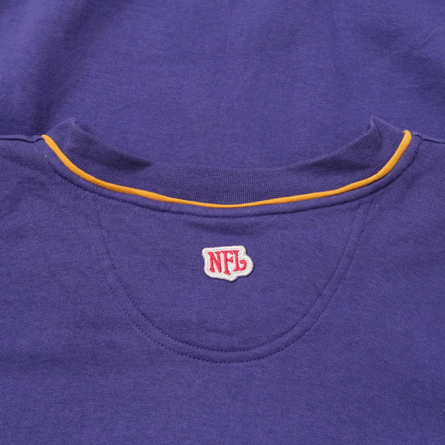Vintage Minnesota Vikings V-Neck Sweater 3XLarge 