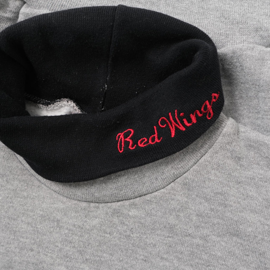 Vintage Detroit Red Wings Turtleneck Sweater XLarge 