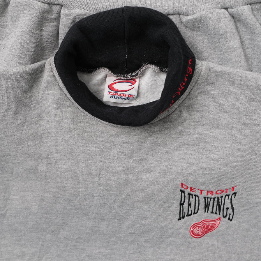 Vintage Detroit Red Wings Turtleneck Sweater XLarge 