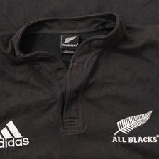 Vintage adidas New Zealand All Black T-Shirt Large 