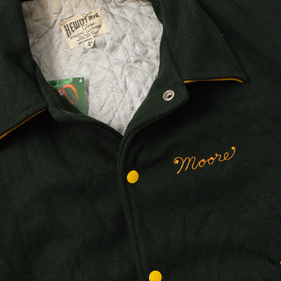 Vintage College Wool Jacket Large 