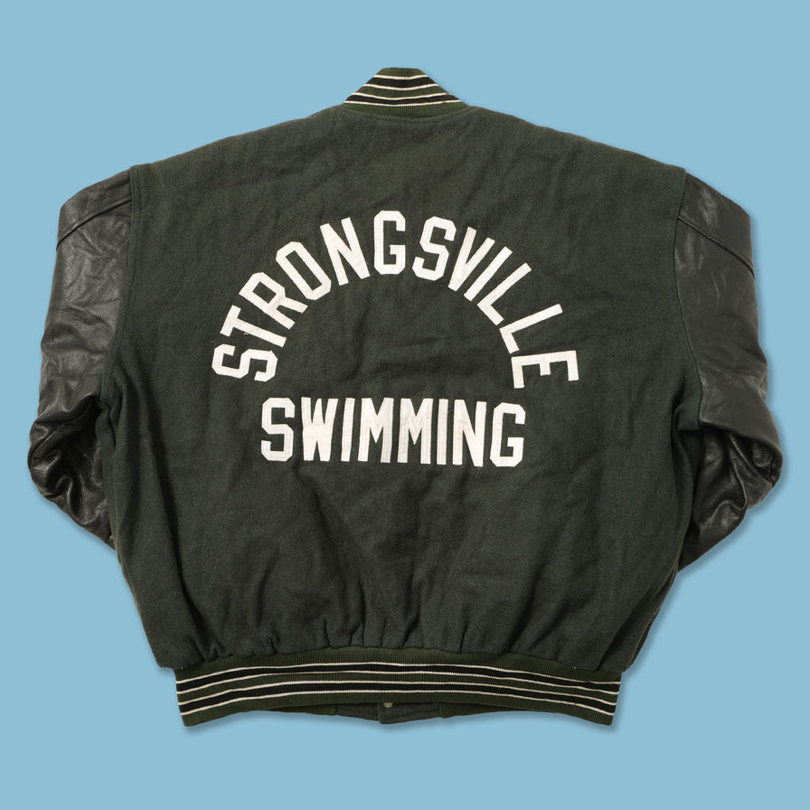 Vintage College Wool Jacket XXLarge 