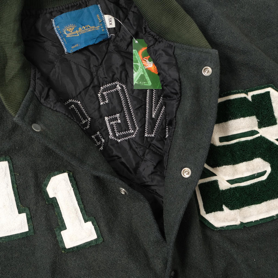 Vintage College Wool Jacket XXLarge 